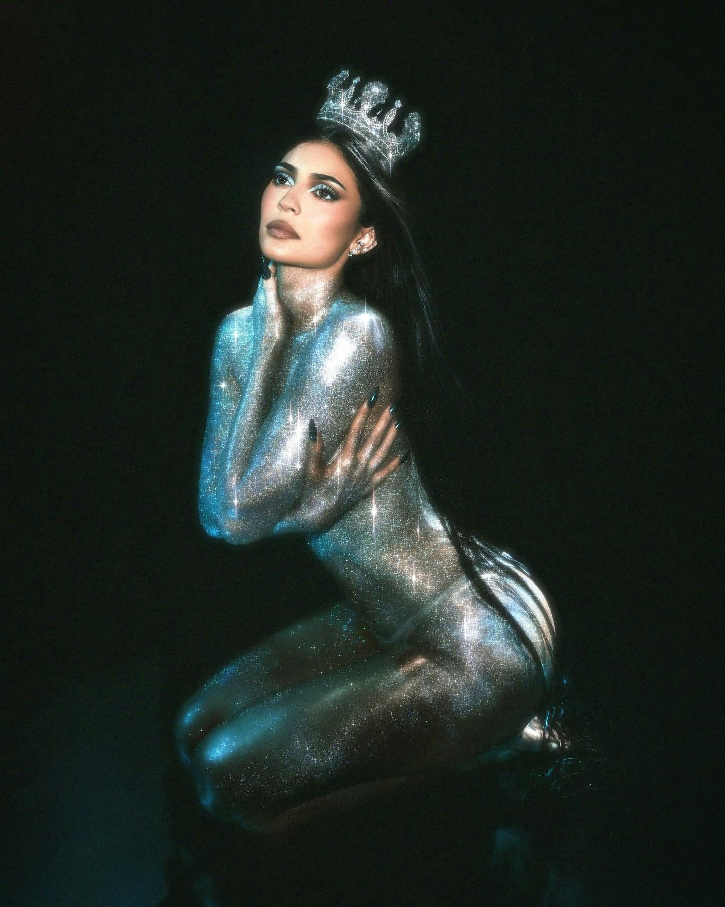 Kylie Jenner Wore A G-String & Glitter For Her "King Kylie" Launch