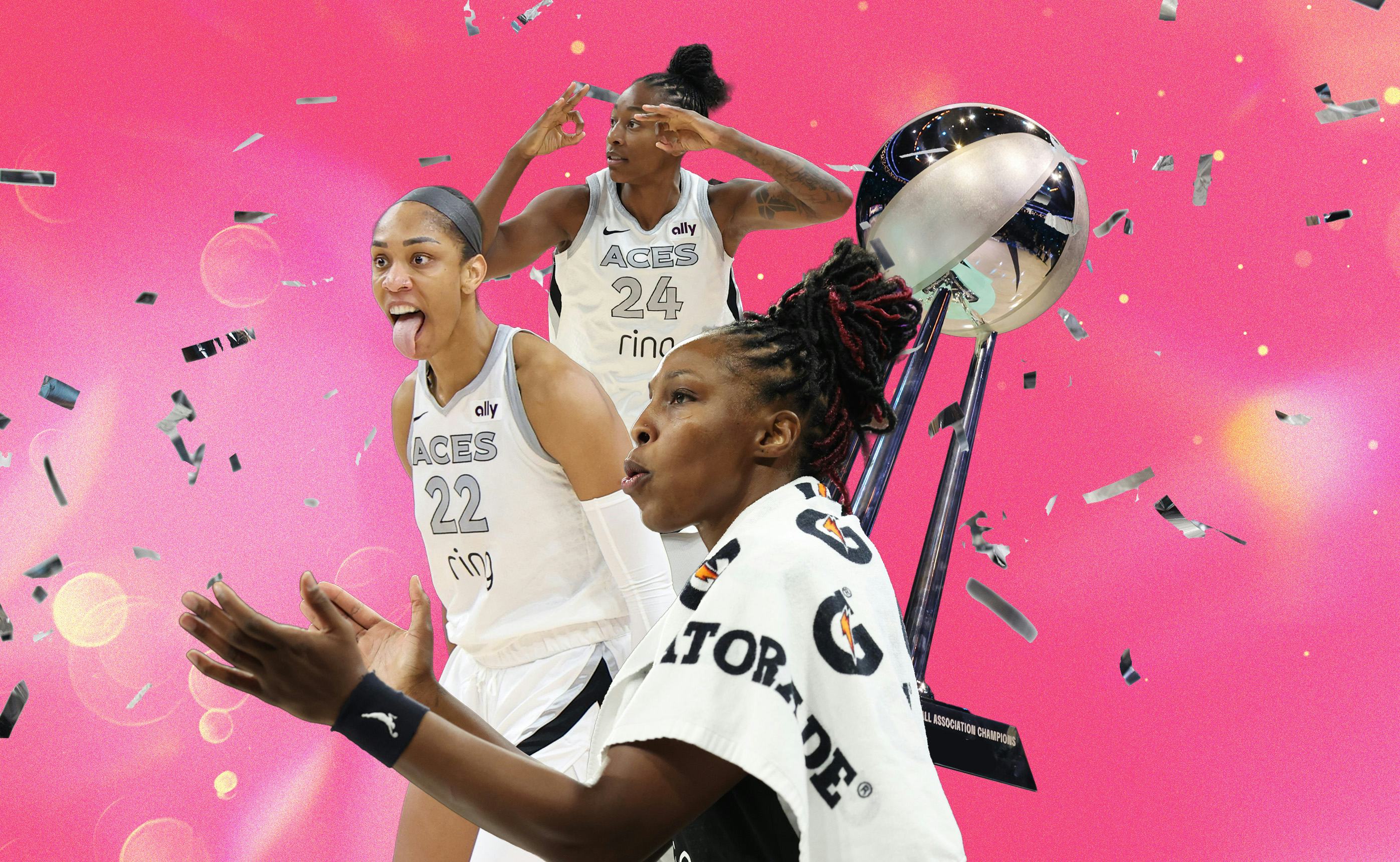 How 3 Las Vegas Aces Players Are Celebrating Their WNBA Finals Win