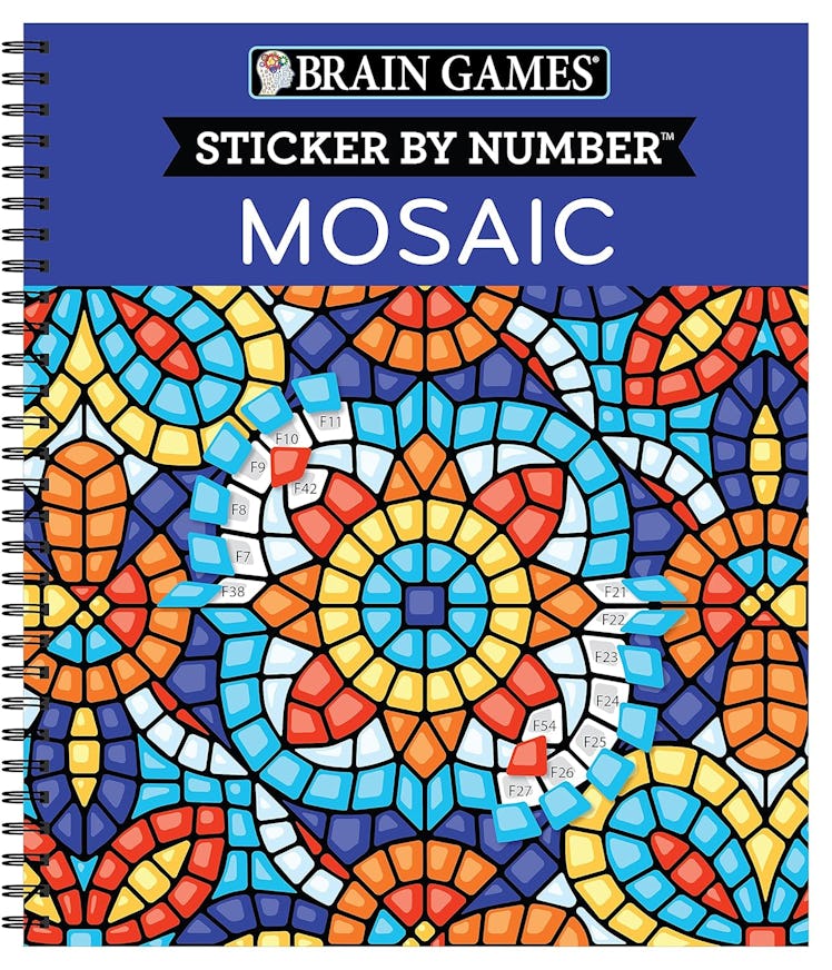 Brain Games Sticker by Number Mosaic Book