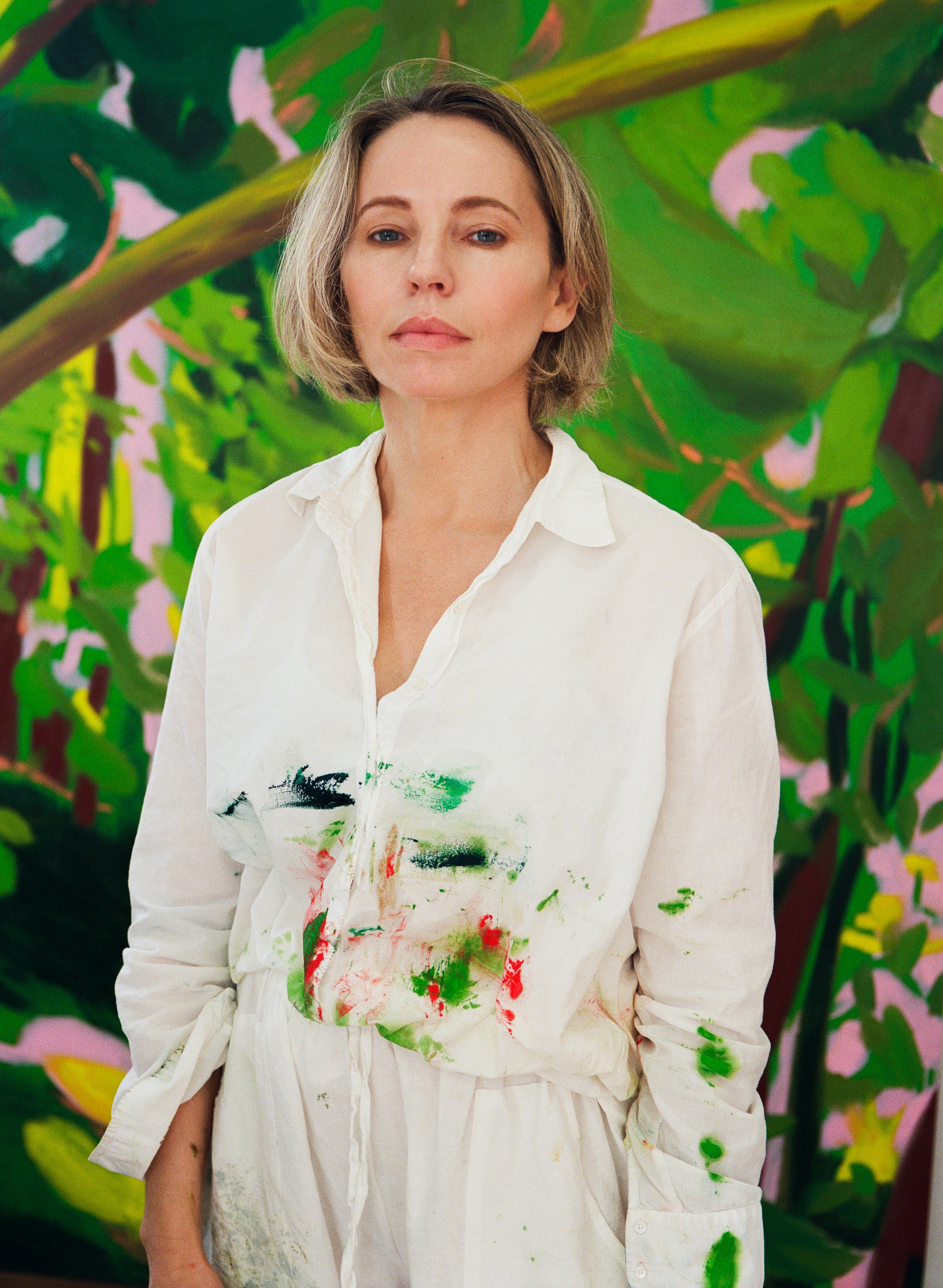 Nicole Wittenberg in her studio