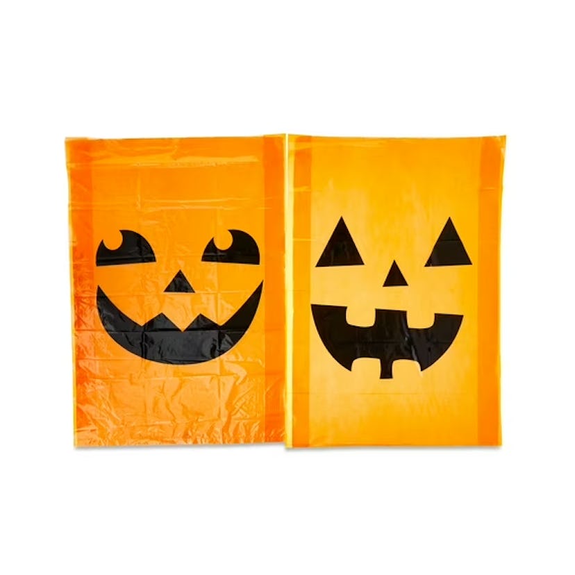 Way to Celebrate Pumpkin Leaf Bag Outdoor Decorations