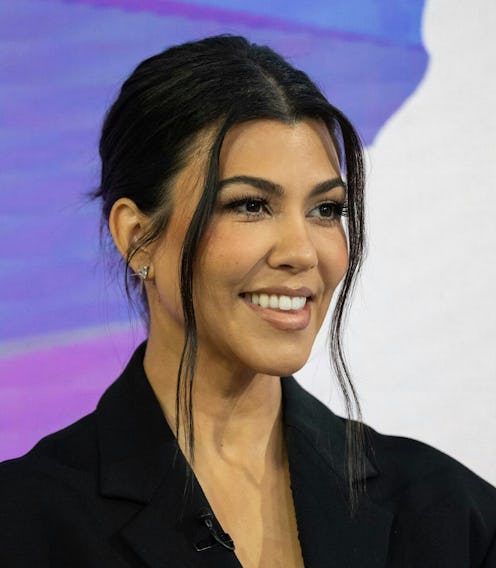 Kourtney Kardashian Loose Updo