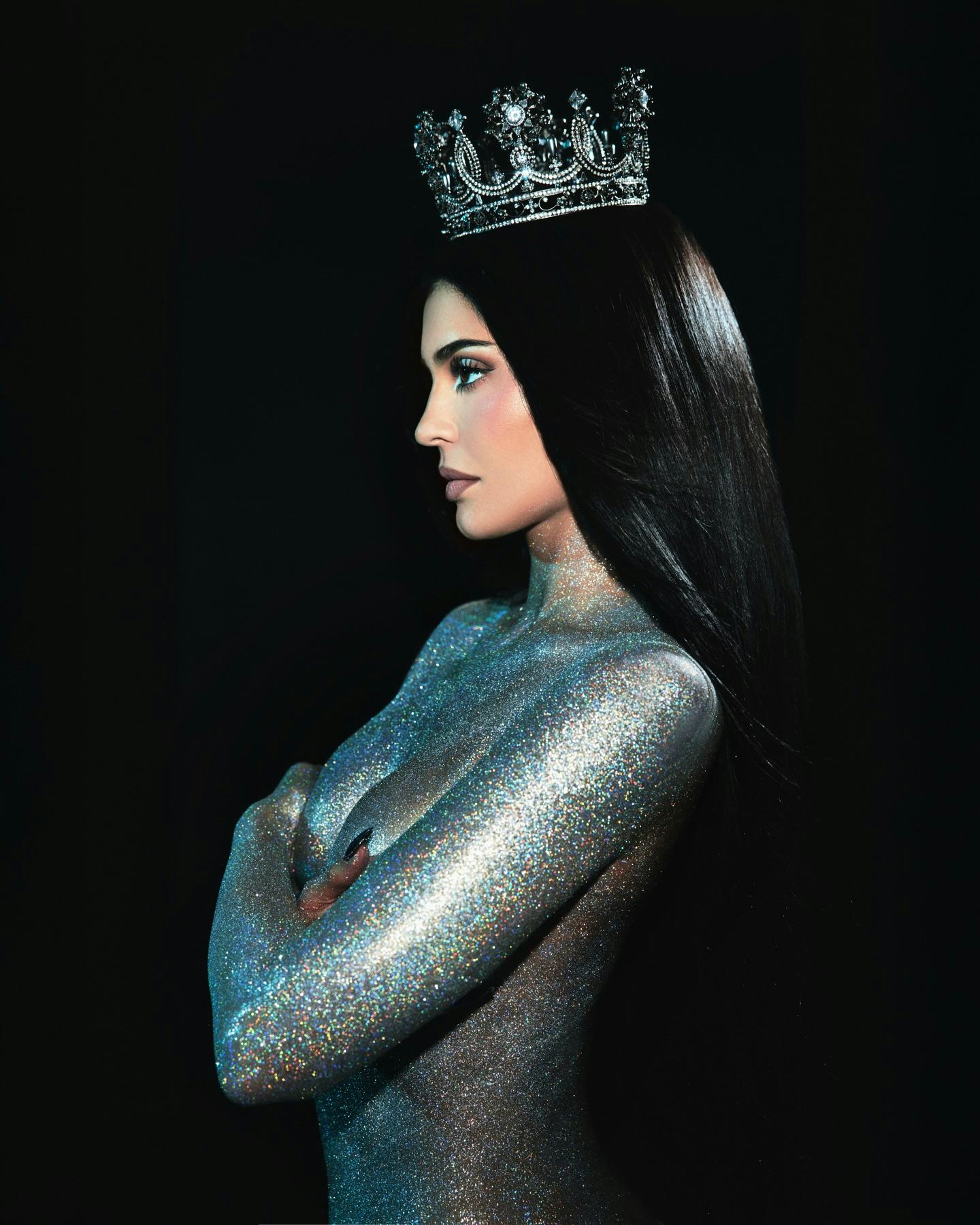 Kylie Jenner Wore A G-String & Glitter For Her "King Kylie" Launch