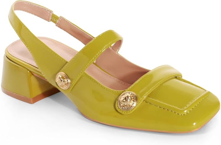 adorose Slingback Mary Jane Heels