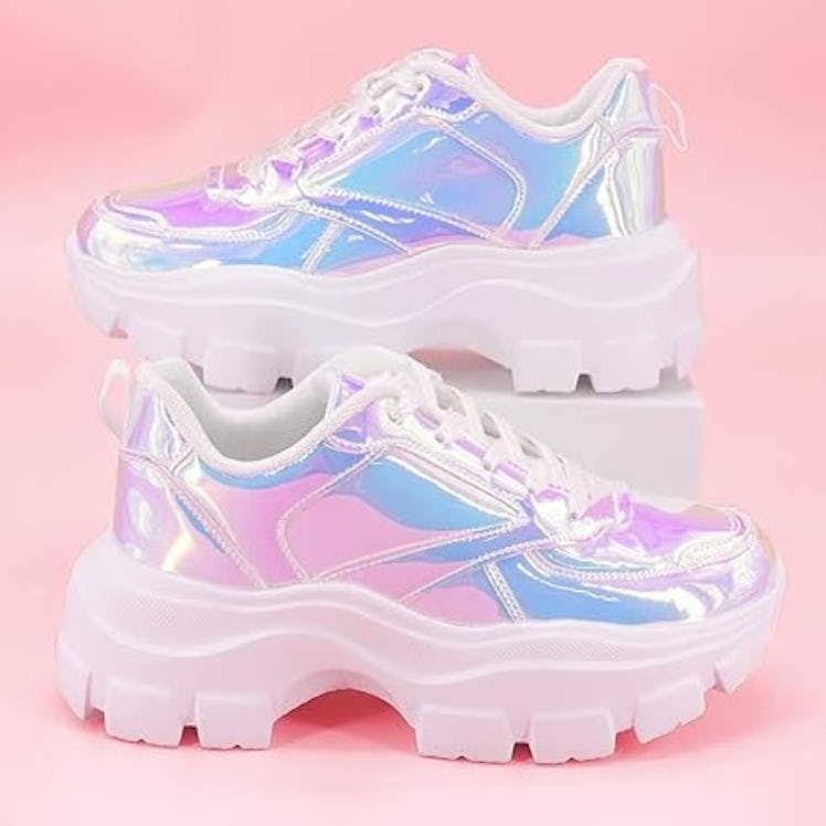 LUCKY STEP Iridescent Sneakers