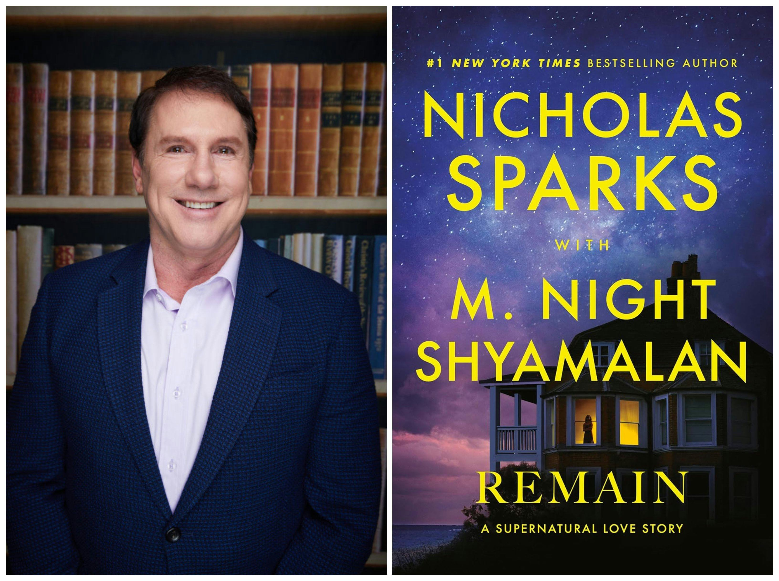 Nicholas Sparks has released his 26th novel, Remain, a collaboration with M. Night Shyamalan.