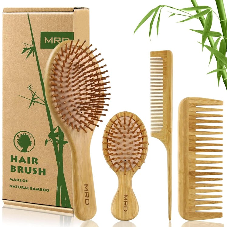 MRD Natural Bamboo Brush Set (4 Pieces)
