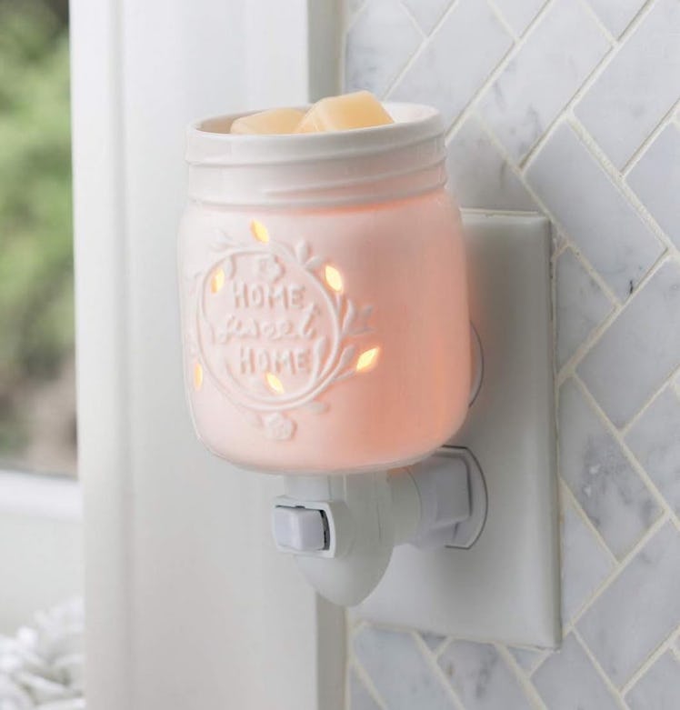 Candle Warmers Pluggable Mason Jar Fragrance Warmer