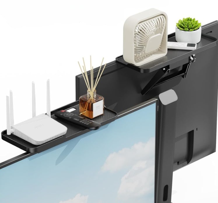 CABTE Steel TV Top Shelf (2-Pack)