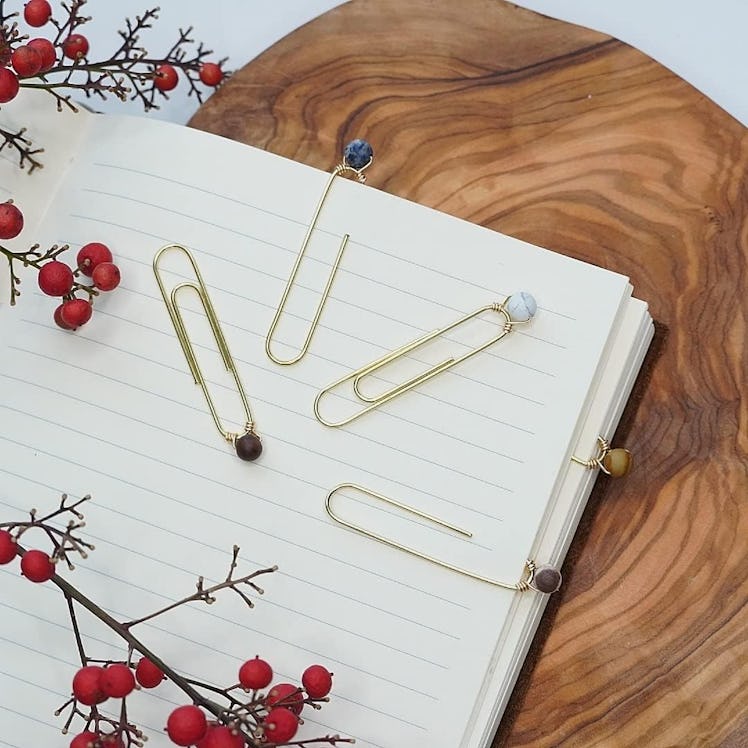 Handmade Store Stone Planner Clips (5 Pieces)