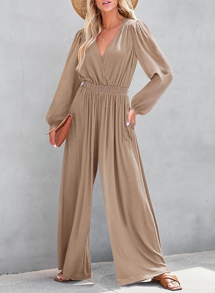 Dokotoo Lantern Sleeve Jumpsuit