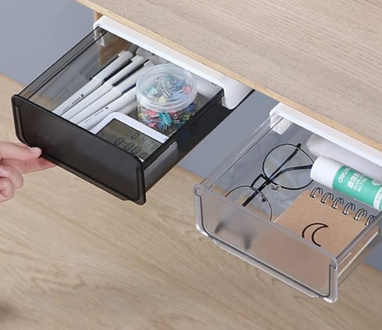 COZYWELL Under Desk Storage Drawer (2-Pack)