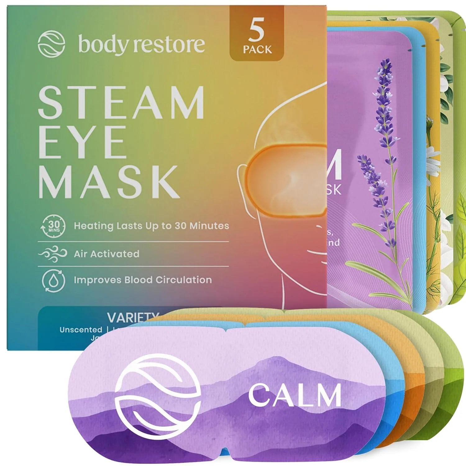 Body Restore Heated Eye Mask (5-Pack)