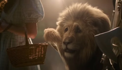 The Cowardly Lion in Wicked: For Good. Screenshot via Universal Pictures YouTube