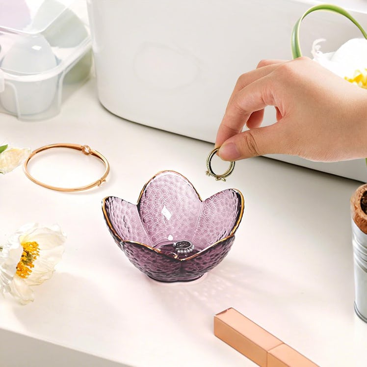 Binoster Flower Jewelry Dish