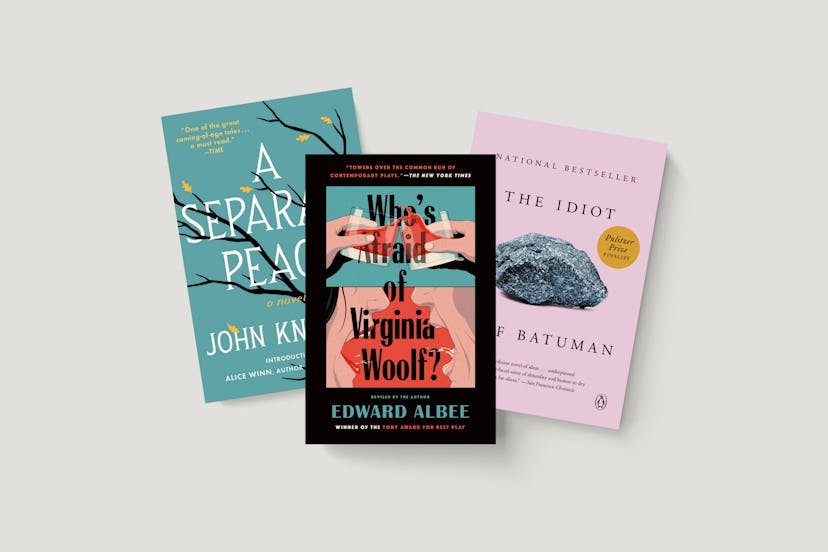 A selection of books that take place on college campuses.