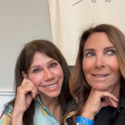 Leslie Fhima and Theresa Nist seemingly shaded former Golden Bachelor Gerry Turner in an Oct. 16 Tik...