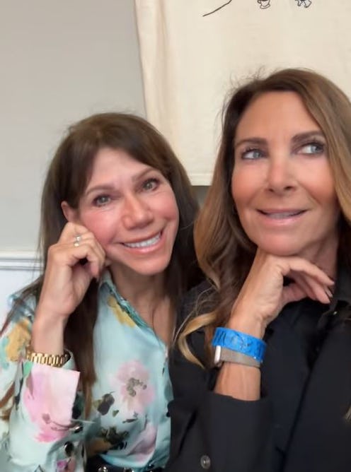 Leslie Fhima and Theresa Nist seemingly shaded former Golden Bachelor Gerry Turner in an Oct. 16 Tik...