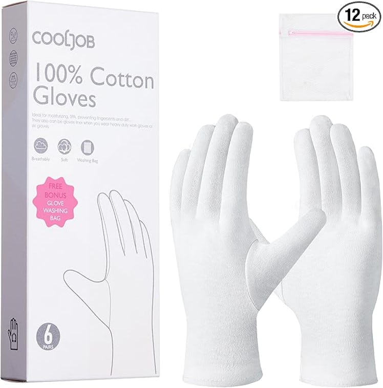 COOLJOB Cotton Gloves (6 Pairs)