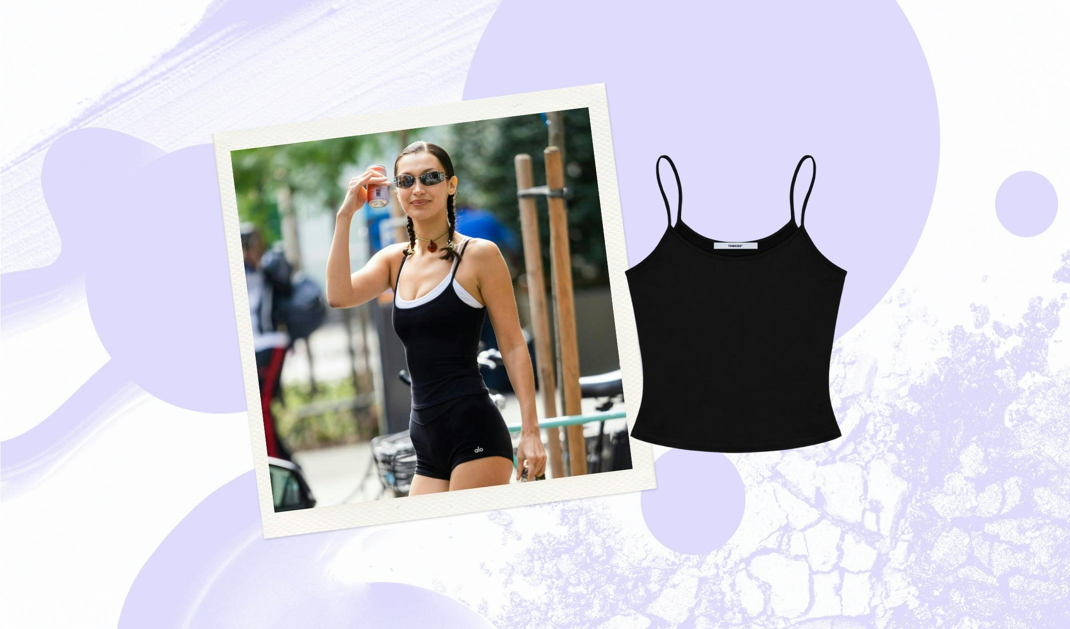 A review of the viral Tank Air cami tank tops worn by Bella Hadid.