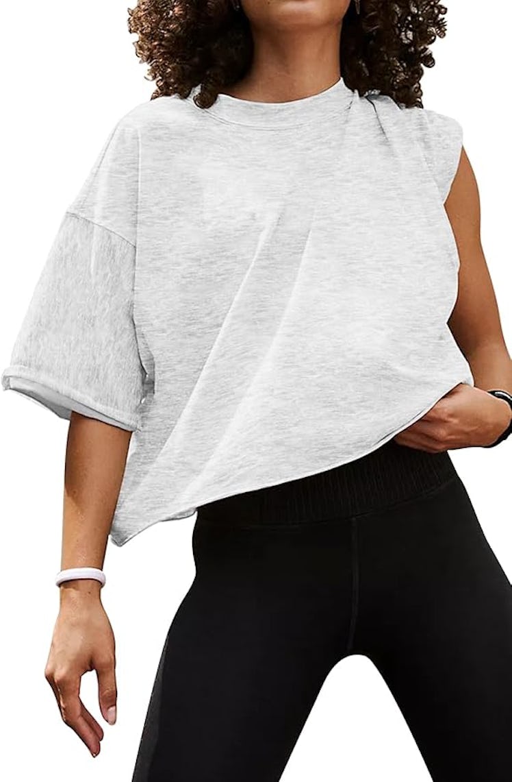 HUGOOME Oversized Crop Top