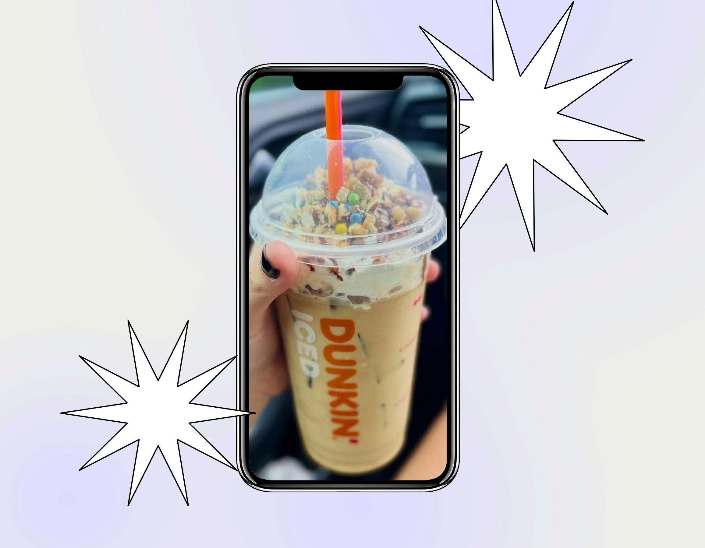Dunkin' has a new Candy Bar Signature Latte for Halloween. 