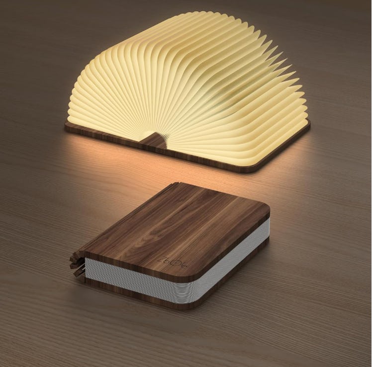 ZBOLE Wooden Book Lamp 