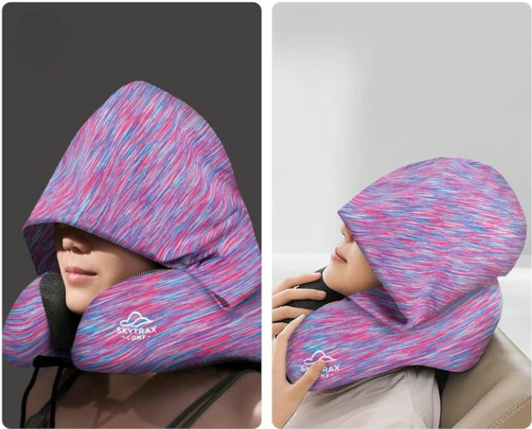 SKYTRAX Hooded Travel Pillow