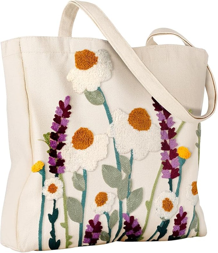 Miss Adola  Embroidered Tote Bag