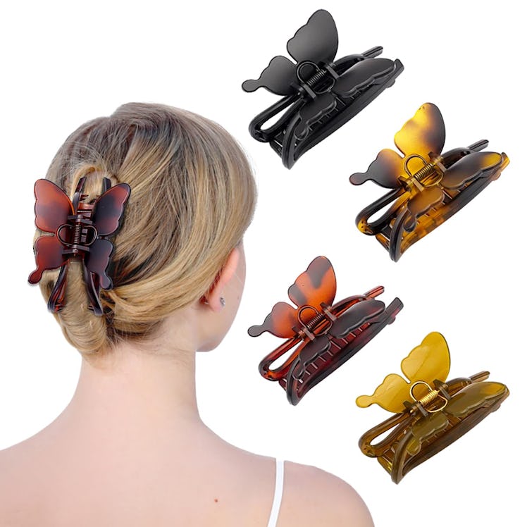 urrykid Butterfly Hair Clips (4-Pack) 