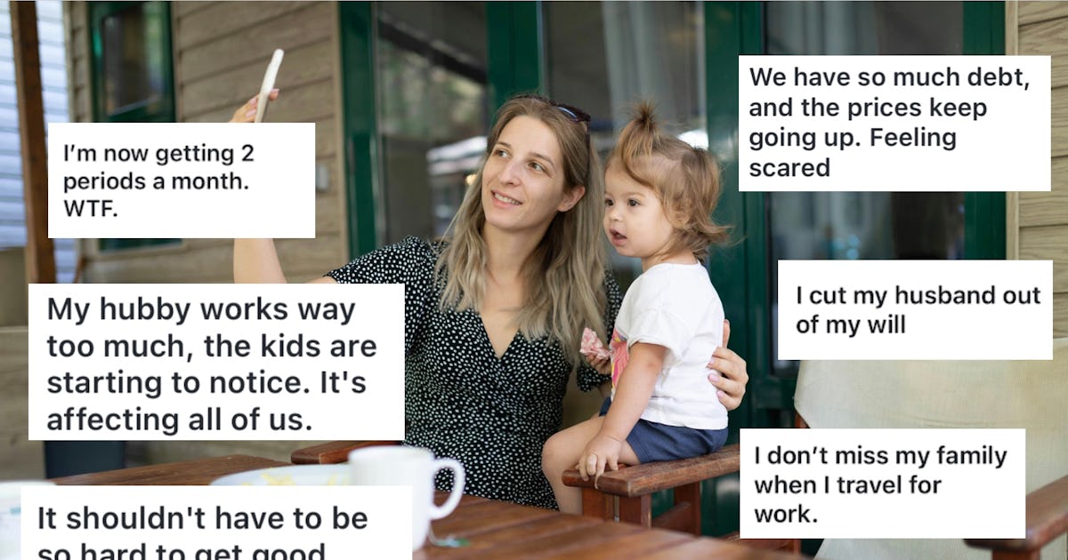"I Cut My Husband Out Of My Will" & 24 Other Mom Confessions