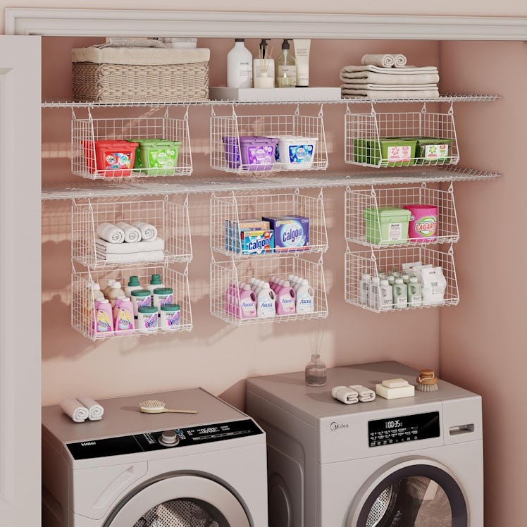 Sonyabecca 3-Tier Hanging Laundry Basket Organizer