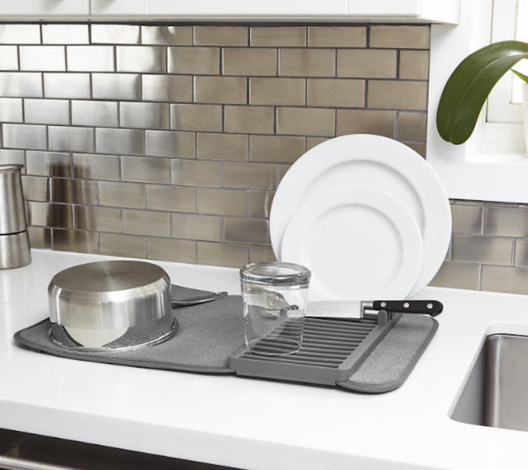 Umbra Udry Mini Dish Rack and Drying Mat