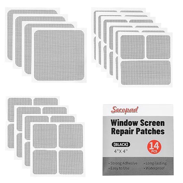 Secopad Window Screen Repair Kit (14-Pack)