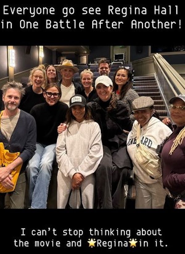 Jennifer Garner shared photos with her co-stars while filming 'The Five-Star Weekend' in Nantucket.