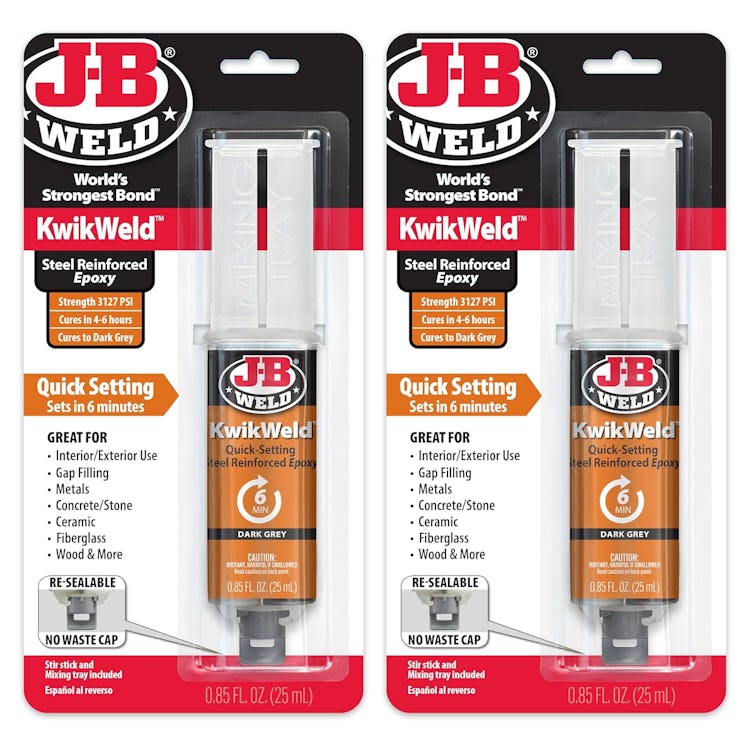J-B Weld 6-Minute Set Epoxy KwikWeld (2-Pack)