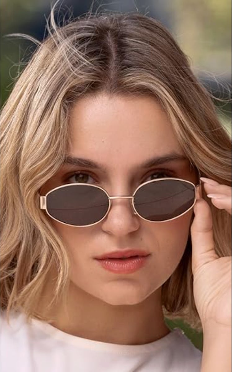 livho 2025 Trendy Oval Sunglasses