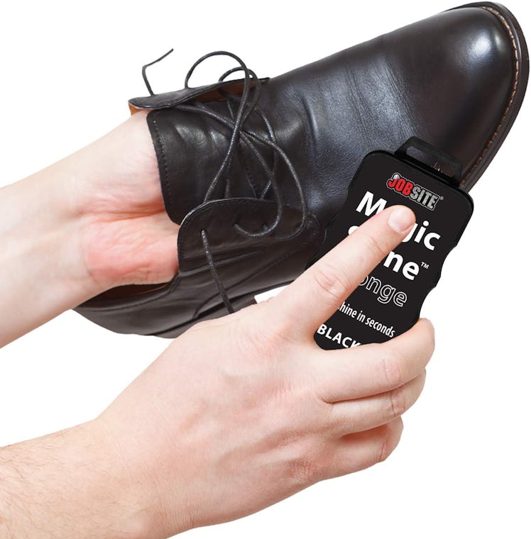 JobSite Instant Express Leather Boot & Shoe Shine Sponge