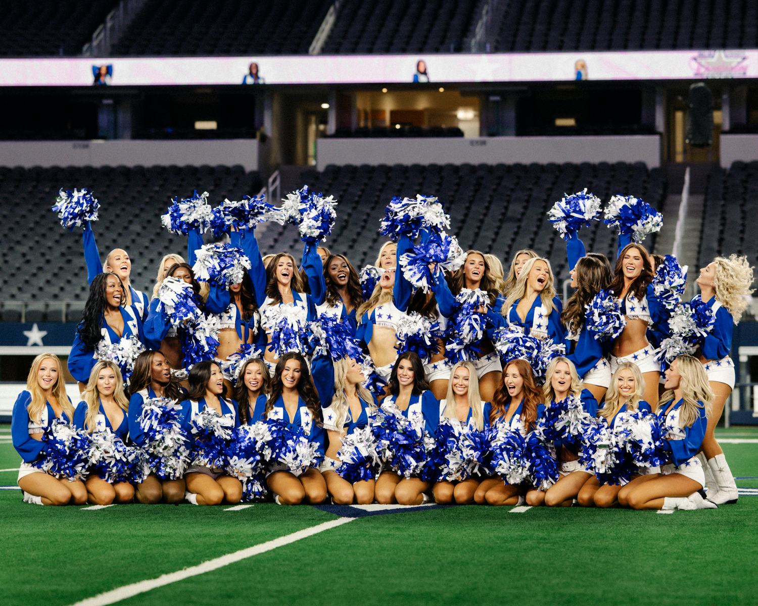 The 2025 Dallas Cowboys Cheerleaders.