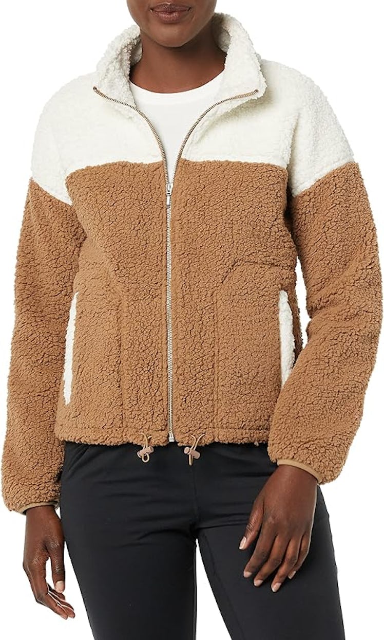 Amazon Essentials Fleece Zip-Up Sherpa Jacket 
