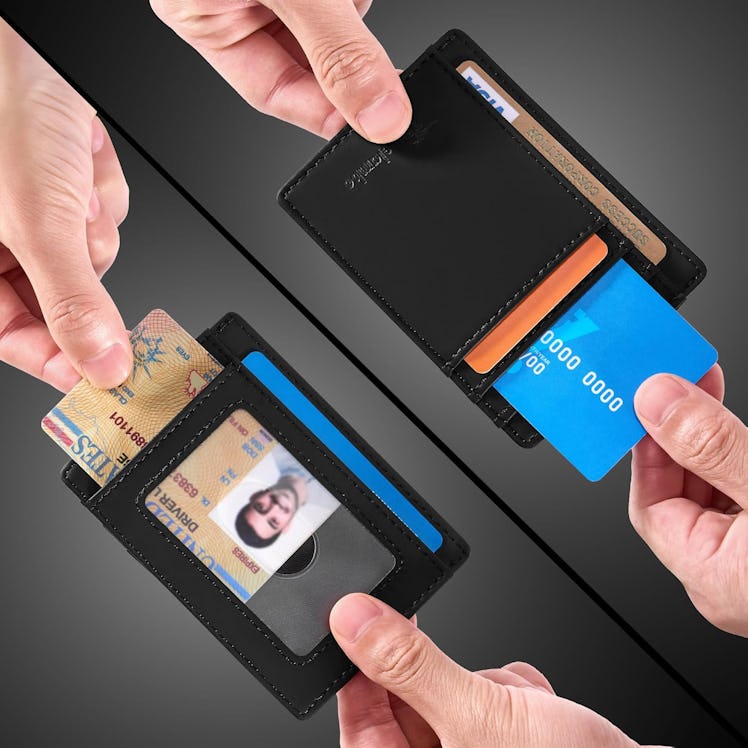Travelambo Minimalist Leather RFID-Blocking Wallet