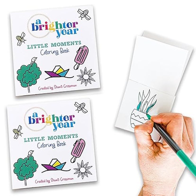 A Brighter Year Adult Mini Coloring Books (2-Pack)