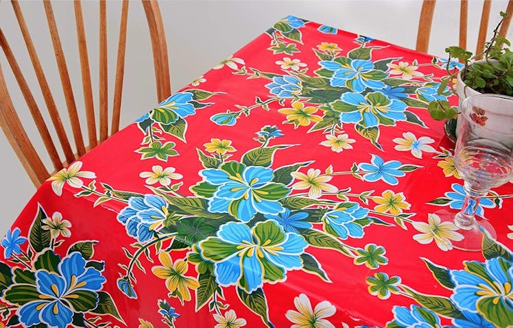 Alux Waterproof Oilcloth Tablecloth 