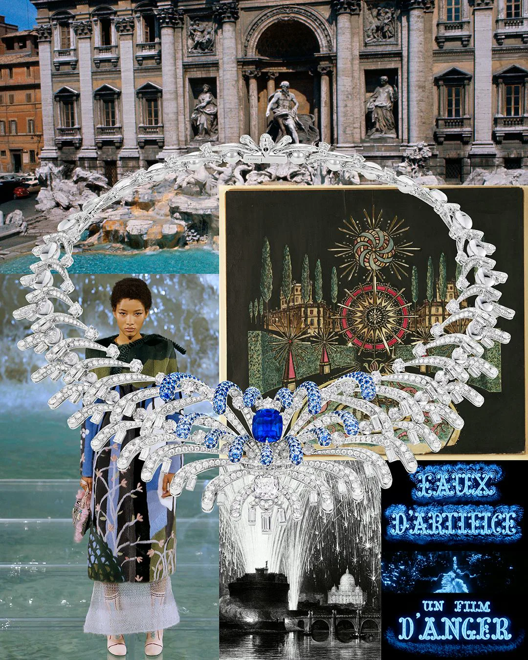 Fendi's Cento Necklace Captures Rome at Its Most Dramatic