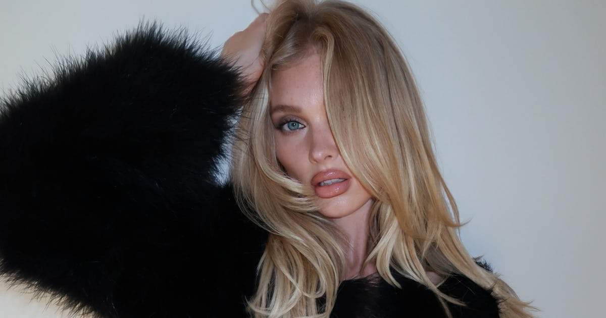 Elsa Hosk's Sexy Navel-Baring Cropped Bolero Was A Fashion Throwback