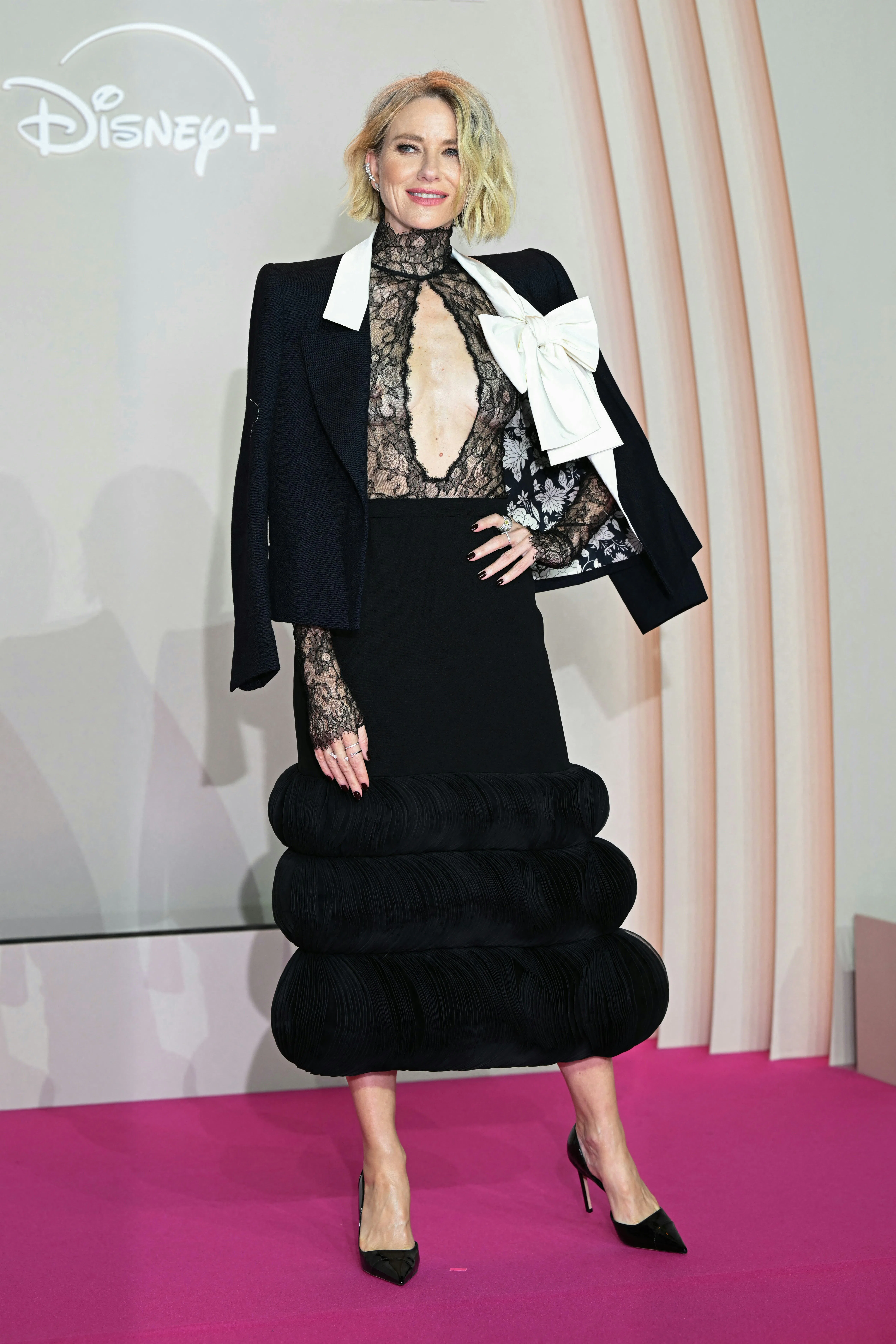 naomi watts sheer dress Naomi Watts Shined In A Sheer Schiaparelli Dress At The New York Film  Festival