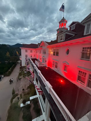 The Stanley Hotel in Estes Park, Colorado, is reportedly haunted.