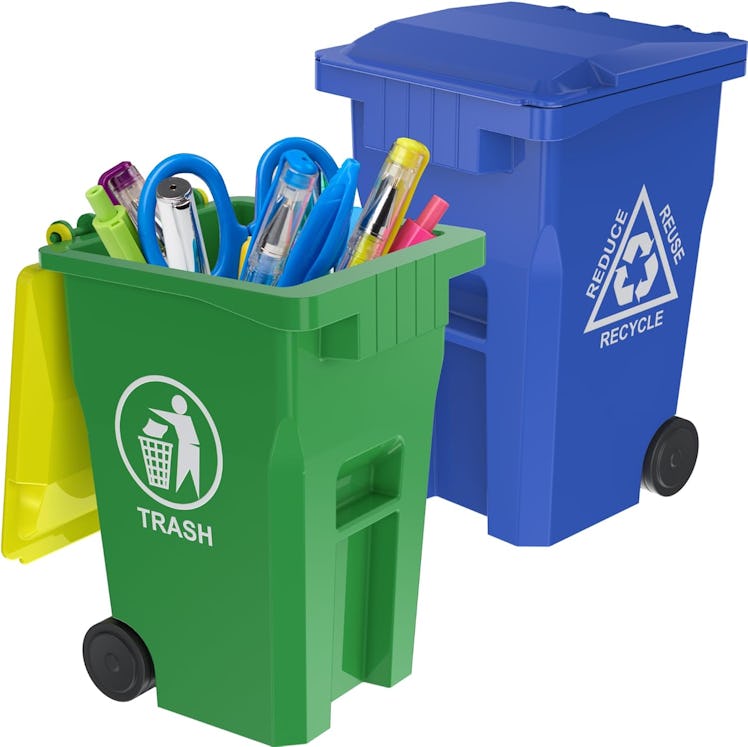 Wiosi Mini Garbage Trash Pen Holders (Pack of 2)