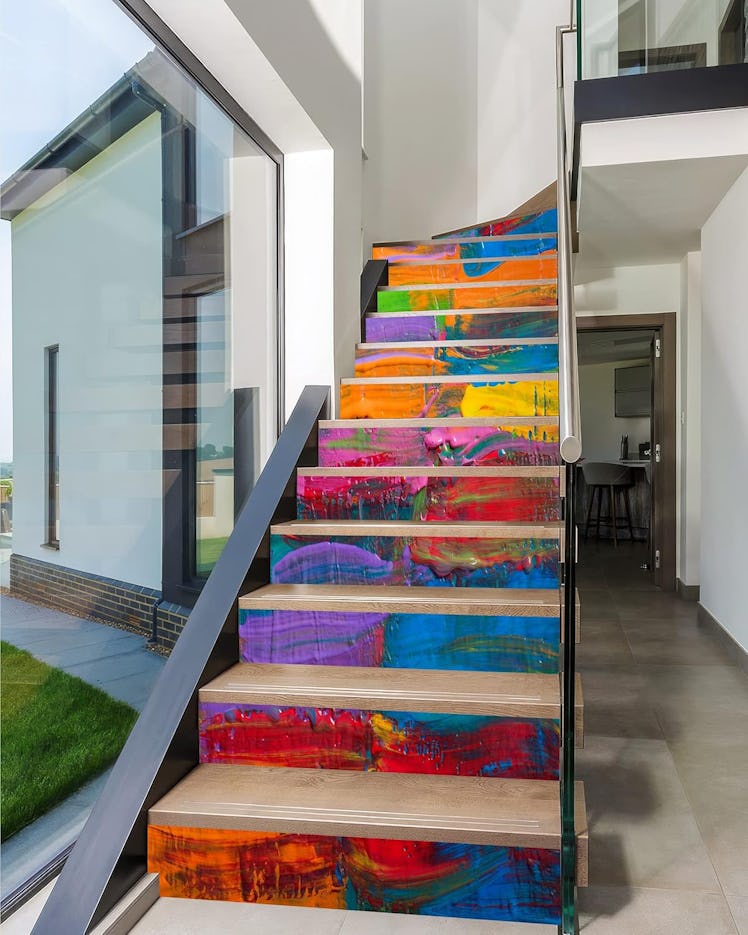 FLFK Peel-&-Stick Stair Decals (13 Pieces) 