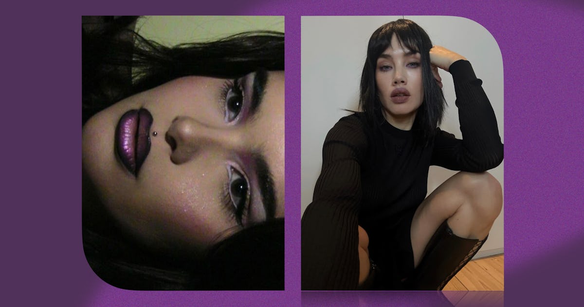 The Purple Lipstick Trend Is A Surprisingly Wearable Take On Goth Beauty